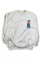 Vintage Embroidered Betty Boop Sweatshirt