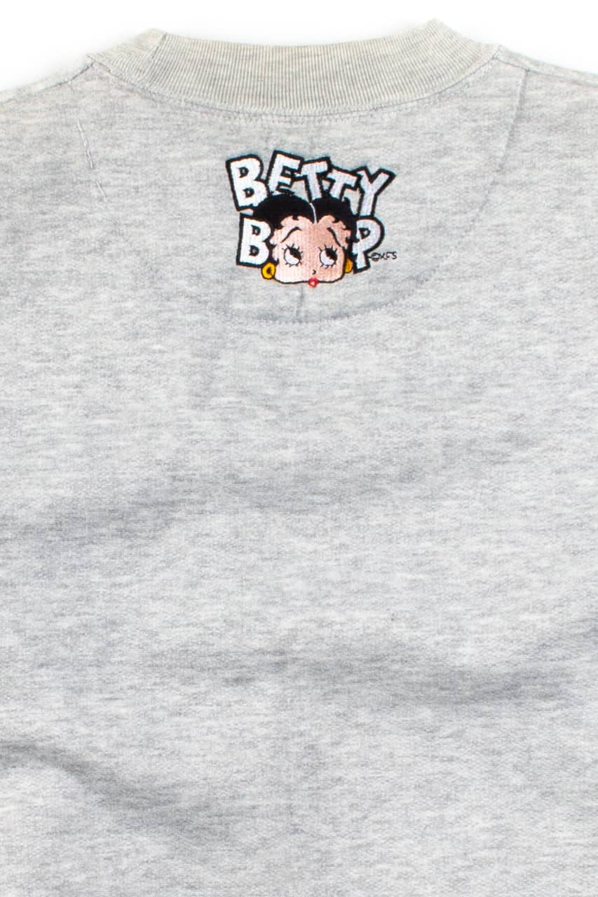 Vintage Embroidered Betty Boop Sweatshirt