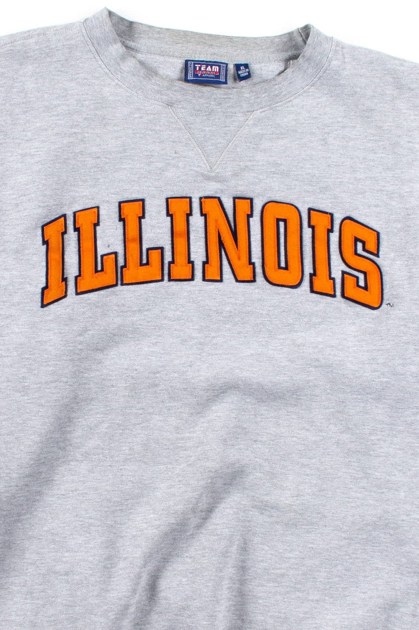 Vintage Grey Illinois Sweatshirt