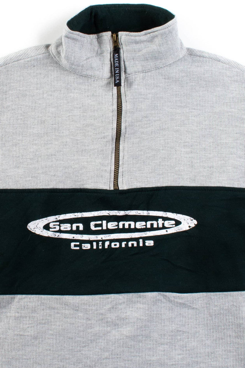 Vintage San Clemente Quarter Zip Sweatshirt