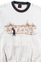 Vintage Embroidered Golfer Sweatshirt