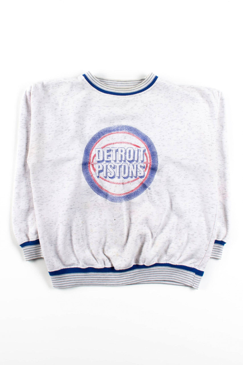 Vintage Detroit Pistons Embroidered Sweatshirt