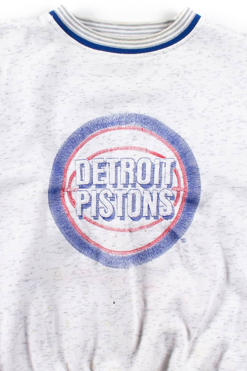 Vintage Detroit Pistons Embroidered Sweatshirt