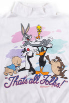 Vintage Looney Tunes That's All Folks Sweatshirt (1993)