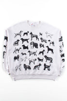 Vintage Dogs Collage Sweatshirt