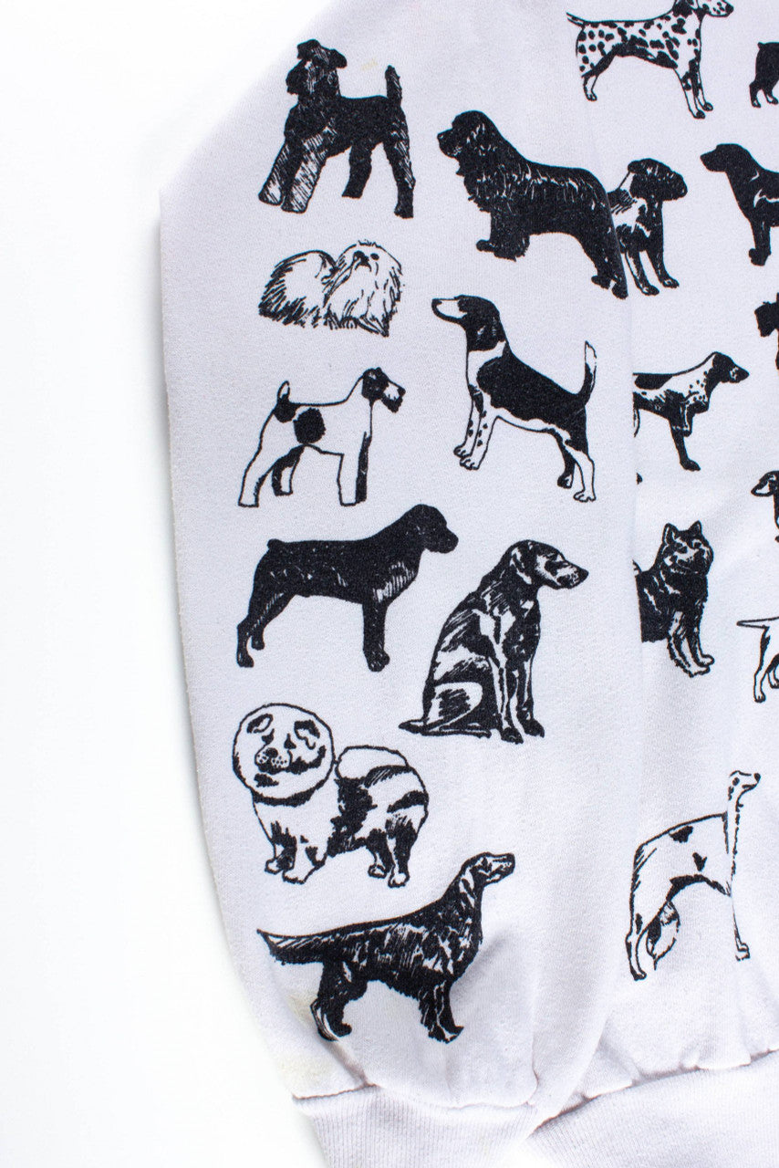 Vintage Dogs Collage Sweatshirt