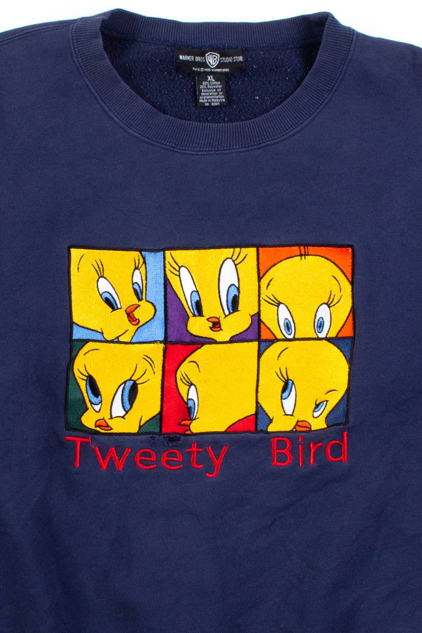 Vintage Tweety Bird Portraits Sweatshirt