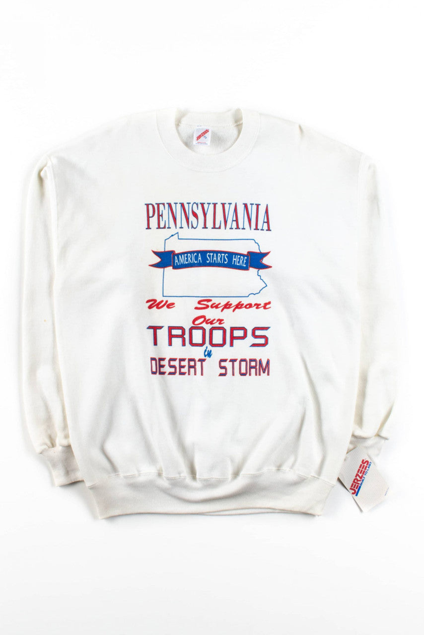 Vintage Deadstock Pennsylvania Desert Storm Sweatshirt