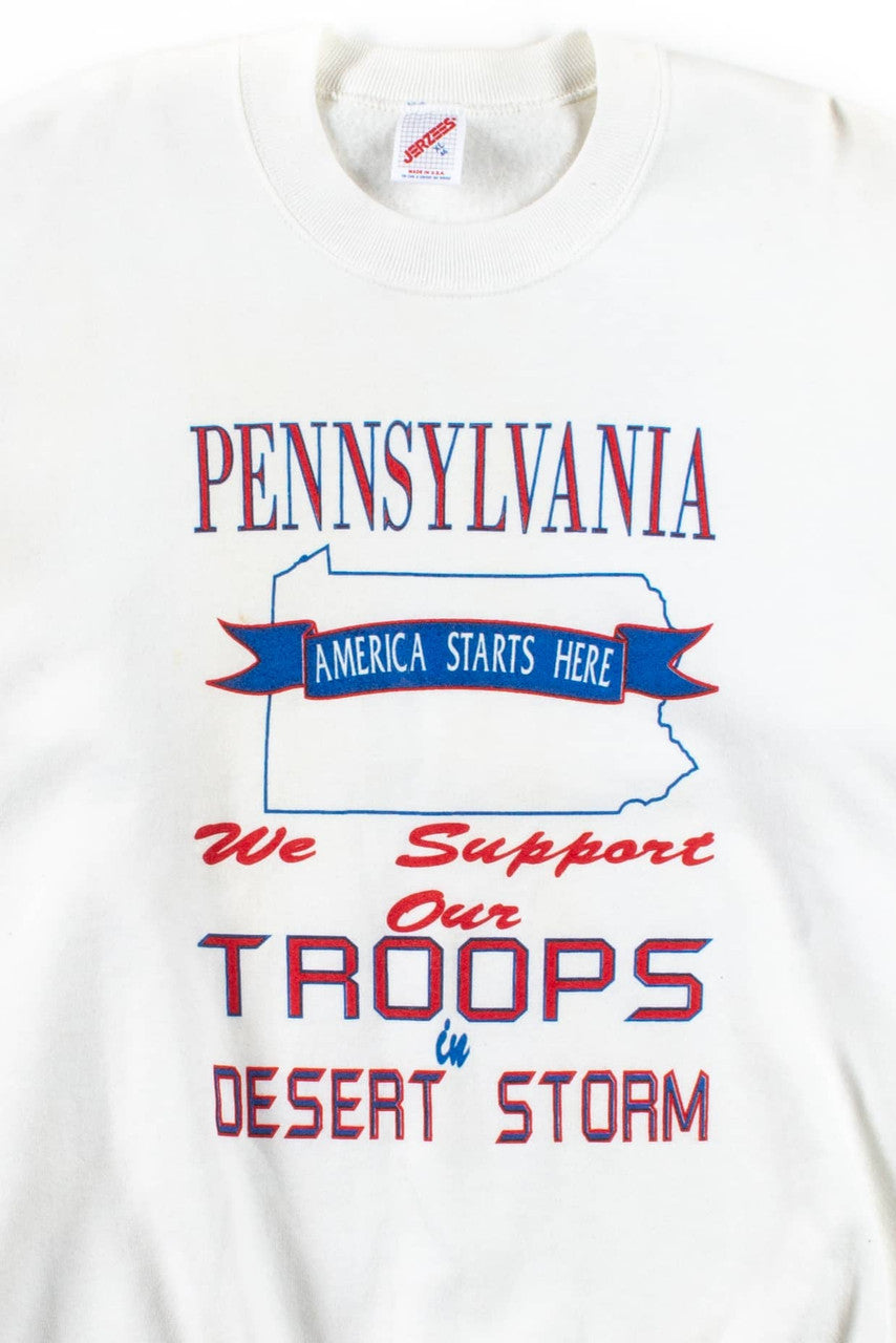 Vintage Deadstock Pennsylvania Desert Storm Sweatshirt