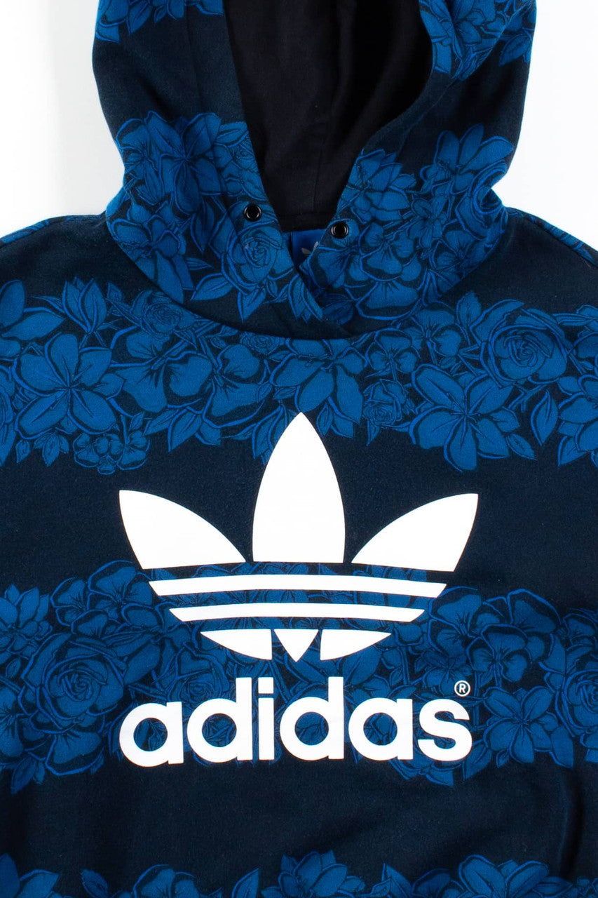 flower adidas hoodie