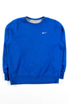 Blue Nike Swoosh Sweatshirt