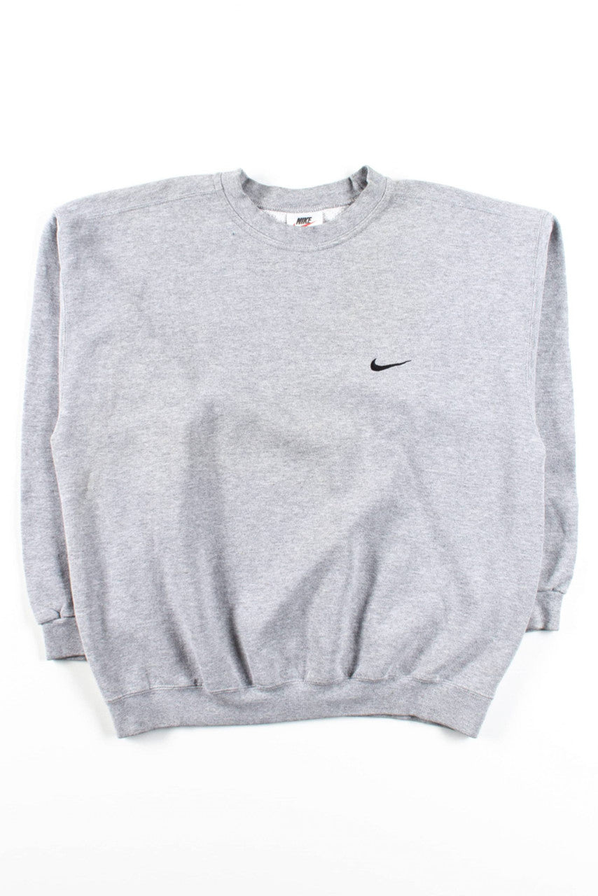 Gray Nike Swoosh Sweatshirt