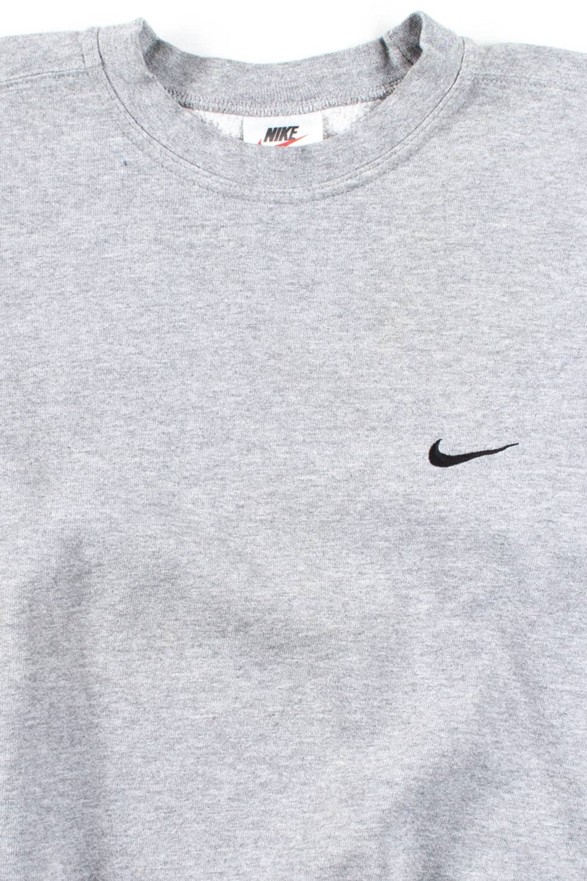 Gray Nike Swoosh Sweatshirt