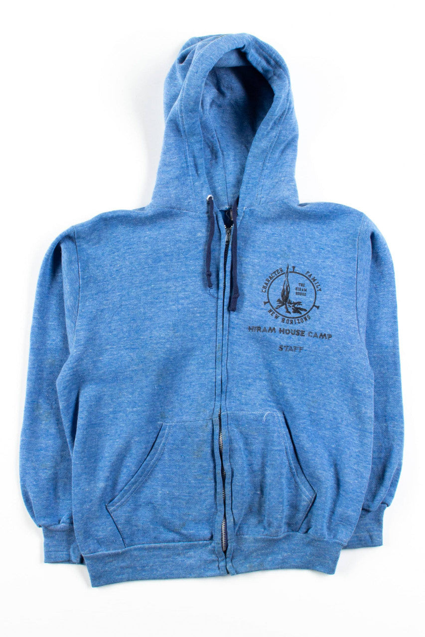 Vintage Hiram House Camp Staff Zip Hoodie