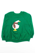 Vintage Duck Scarf Sweatshirt