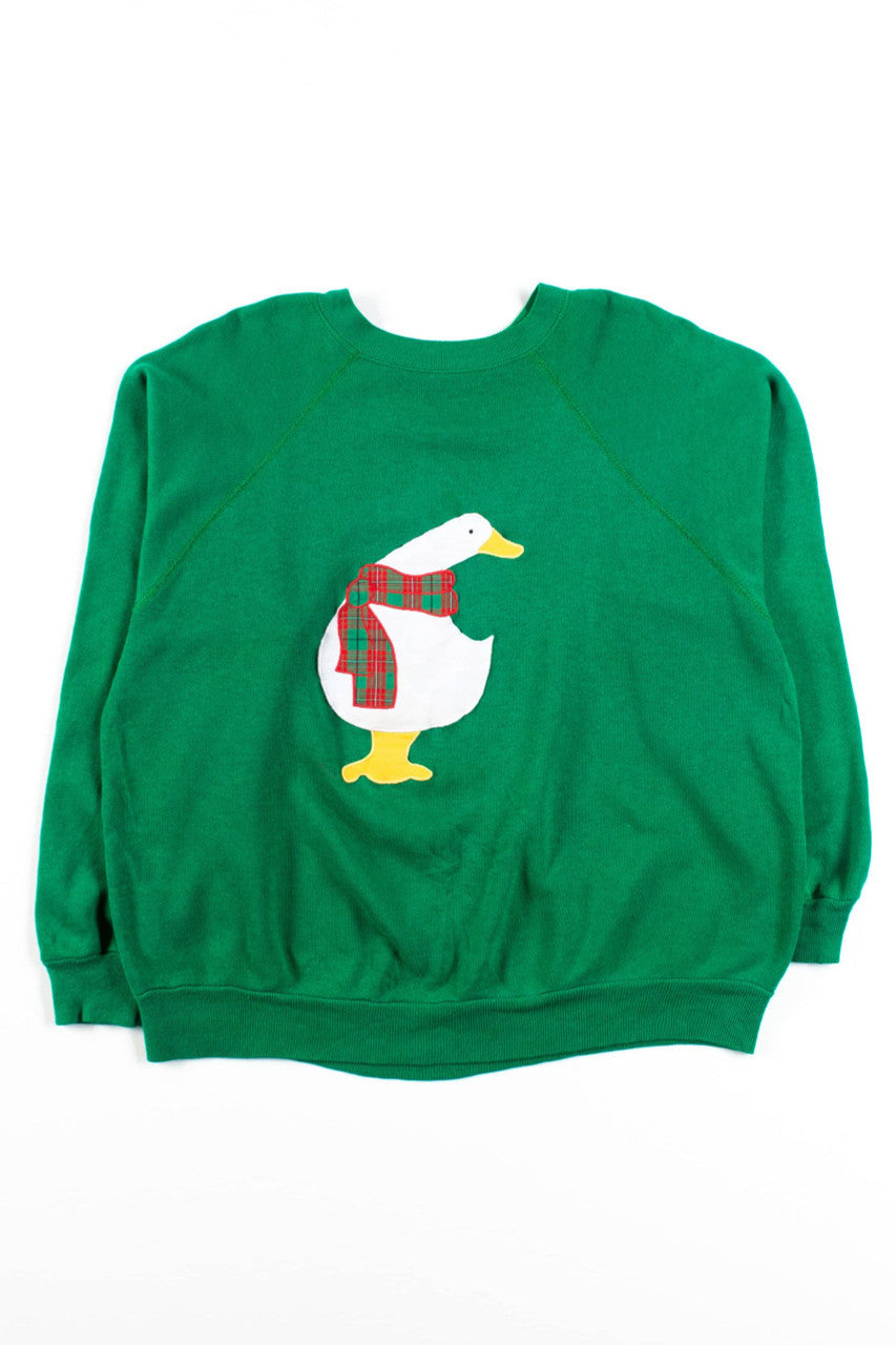 Vintage Duck Scarf Sweatshirt