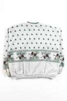 Vintage Pines Button Up Sweatshirt