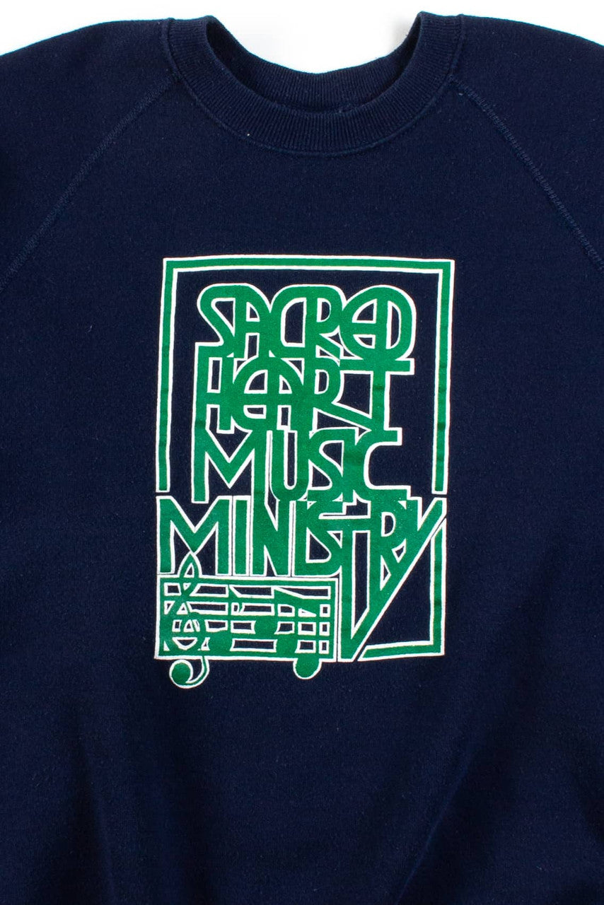 Vintage Sacred Heart Music Ministry Sweatshirt