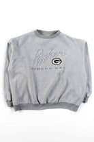 Vintage Green Bay Packers Waffle Knit Sweatshirt