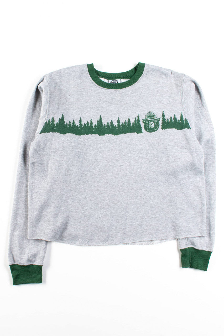 Smokey Bear Cropped Sweatshirt