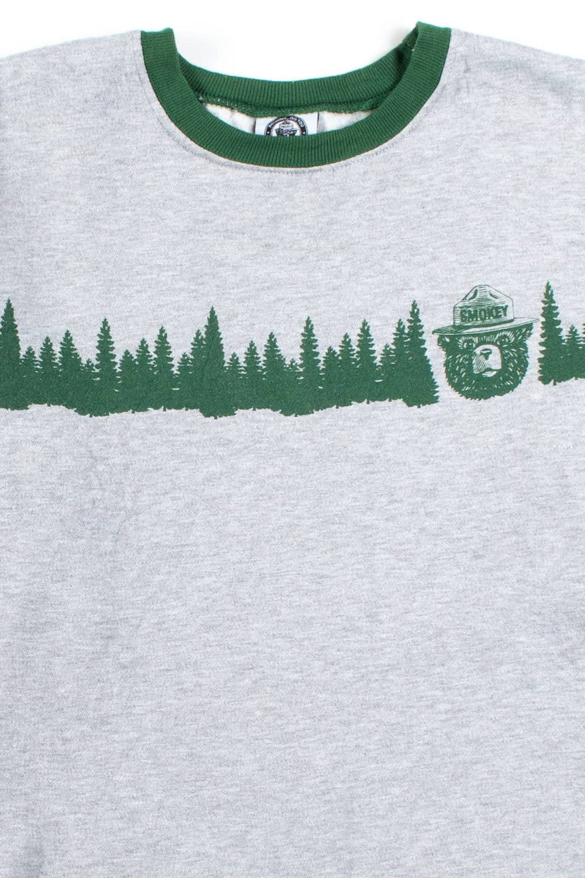 Smokey Bear Cropped Sweatshirt