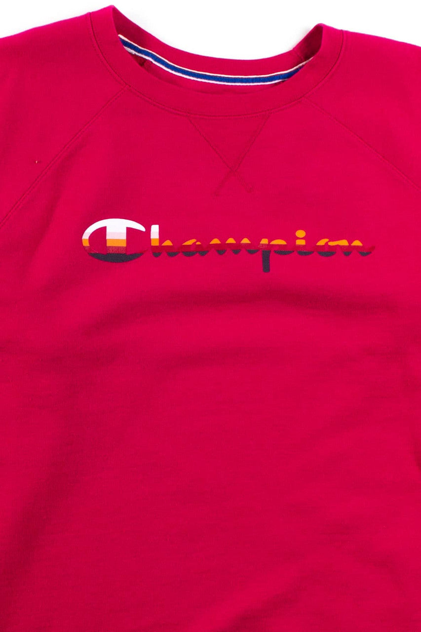 Magenta Champion Gradient Sweatshirt