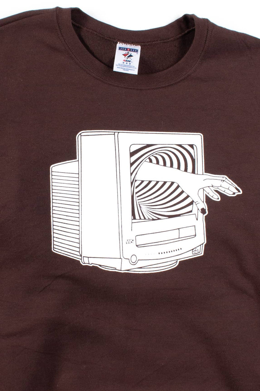 Ragstock Original Screen Print Videodrome Sweatshirt (M) 2