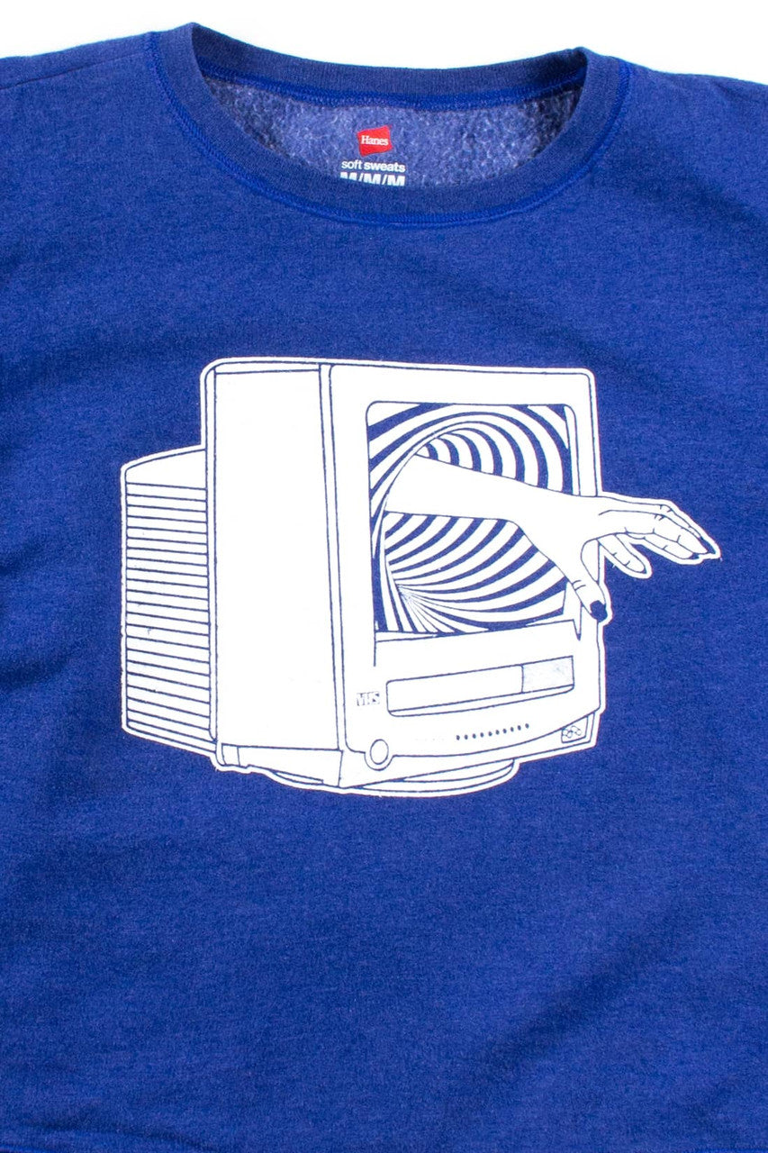 Ragstock Original Screen Print Videodrome Sweatshirt (M) 6