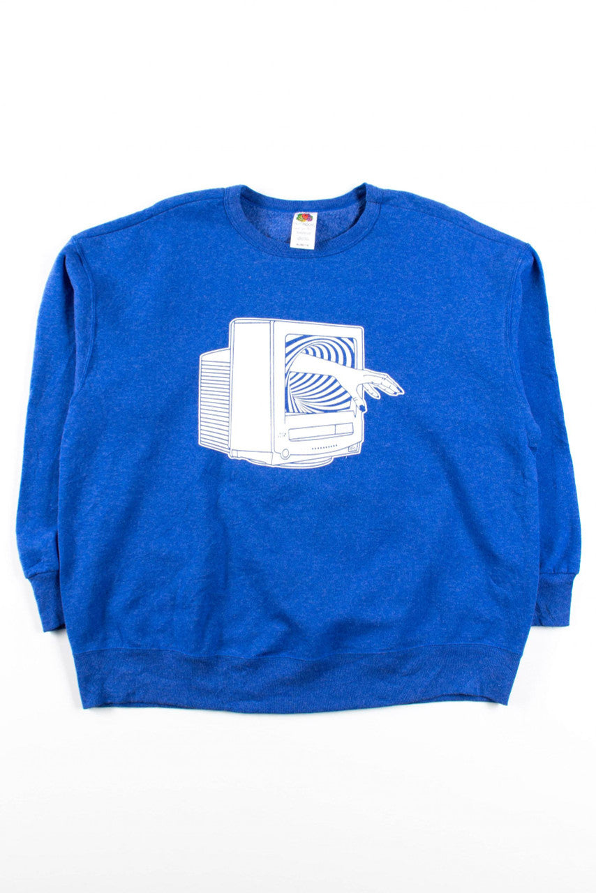 Ragstock Original Screen Print Videodrome Sweatshirt (XL) 2