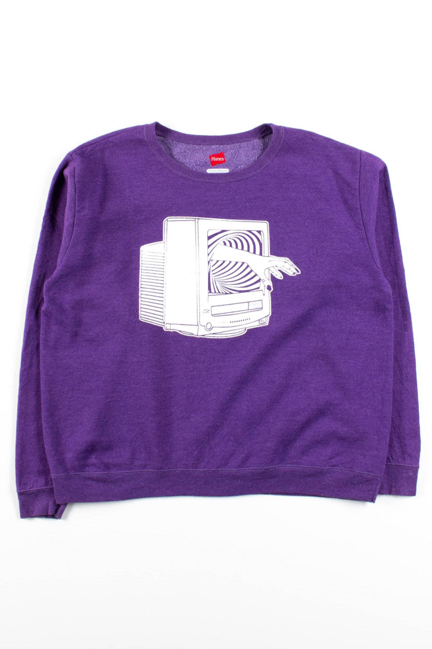 Ragstock Original Screen Print Videodrome Sweatshirt (XL) 1