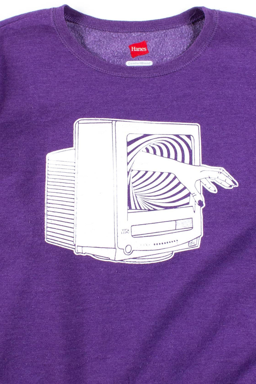 Ragstock Original Screen Print Videodrome Sweatshirt (XL) 1