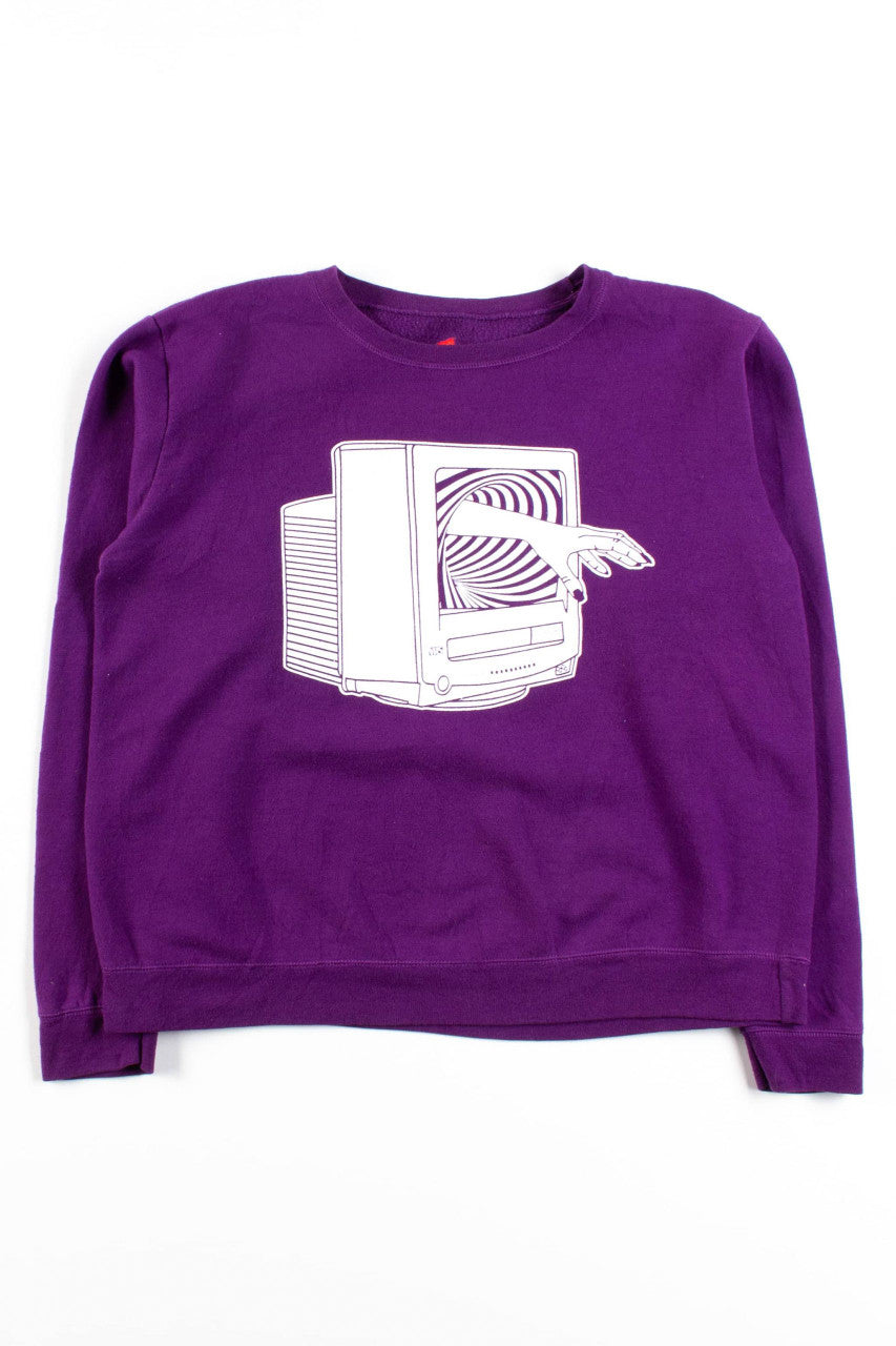 Ragstock Original Screen Print Videodrome Sweatshirt (M)