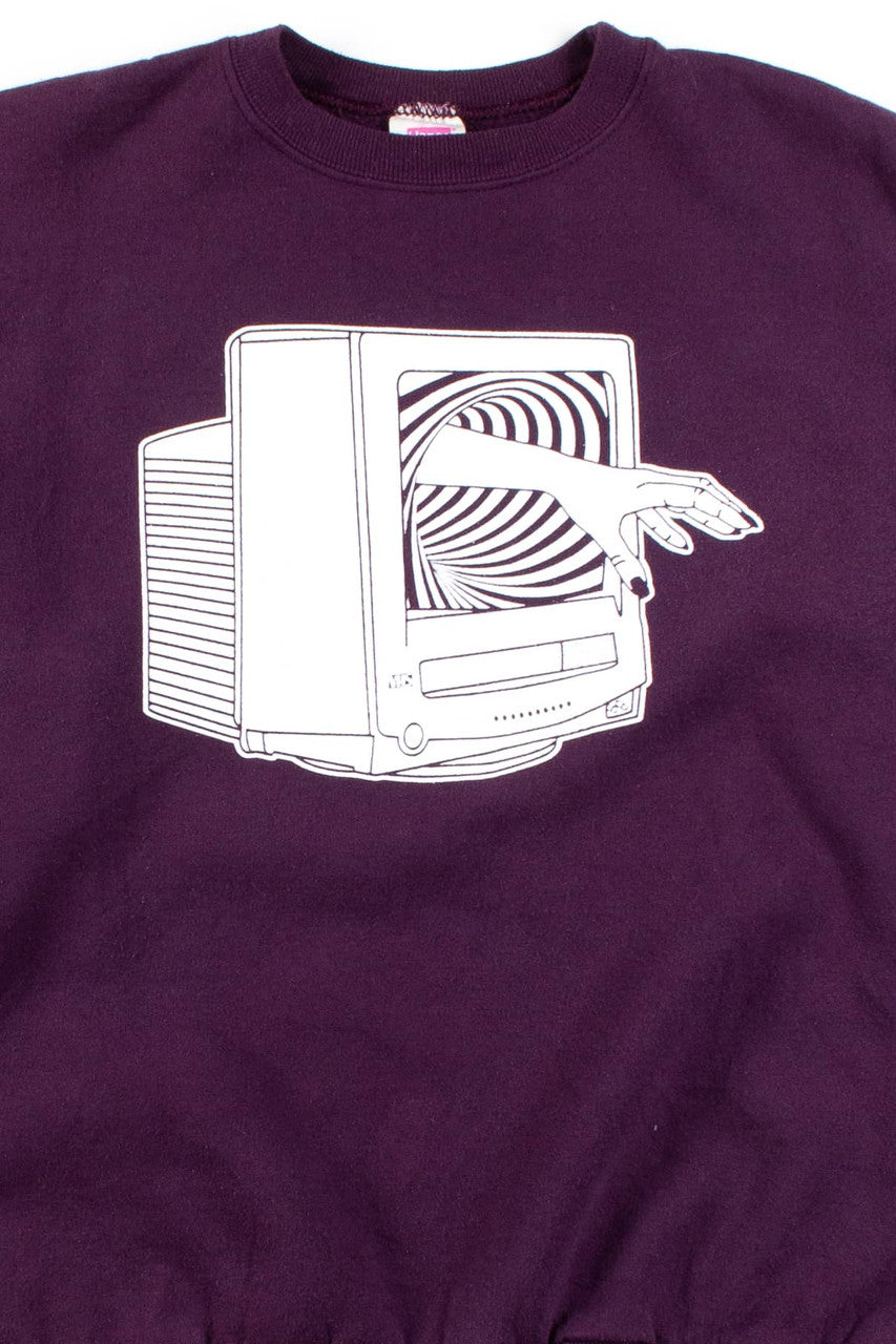 Ragstock Original Screen Print Videodrome Sweatshirt (XL) 3