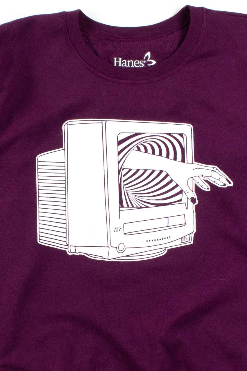 Ragstock Original Screen Print Videodrome Sweatshirt (M) 3
