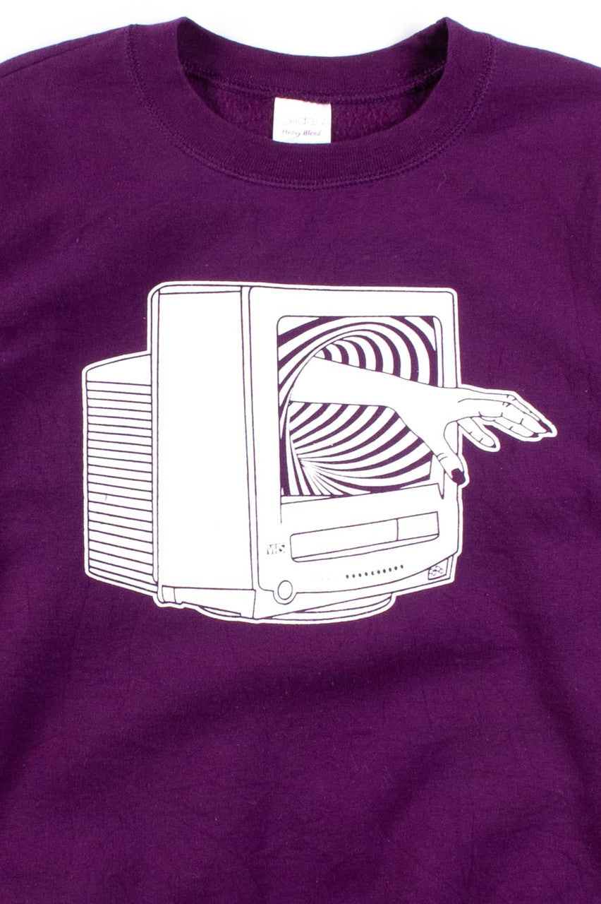 Ragstock Original Screen Print Videodrome Sweatshirt (M) 1