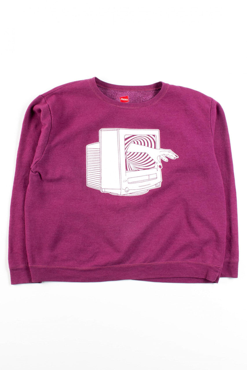 Ragstock Original Screen Print Videodrome Sweatshirt (XL) 5
