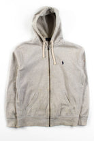 Gray Polo By Ralph Lauren Zip Hoodie