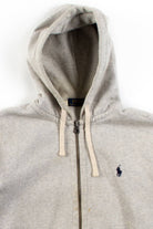 Gray Polo By Ralph Lauren Zip Hoodie