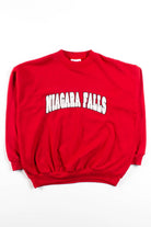 Vintage Piled Letter Niagara Falls Sweatshirt