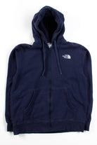 Navy North Face Zip Hoodie