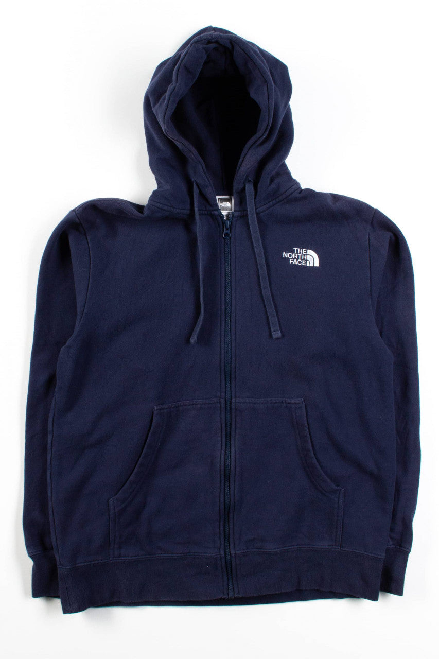Navy North Face Zip Hoodie