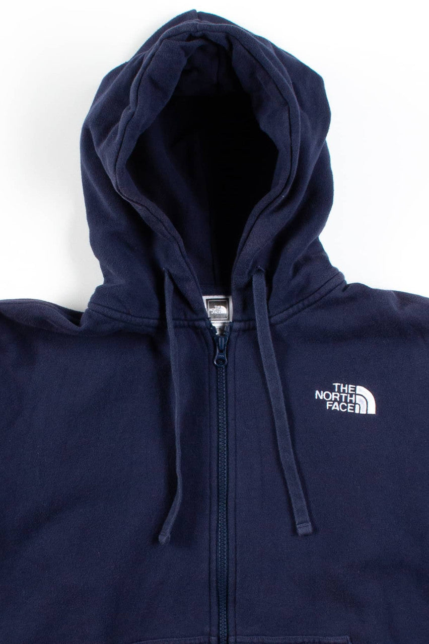 Navy North Face Zip Hoodie