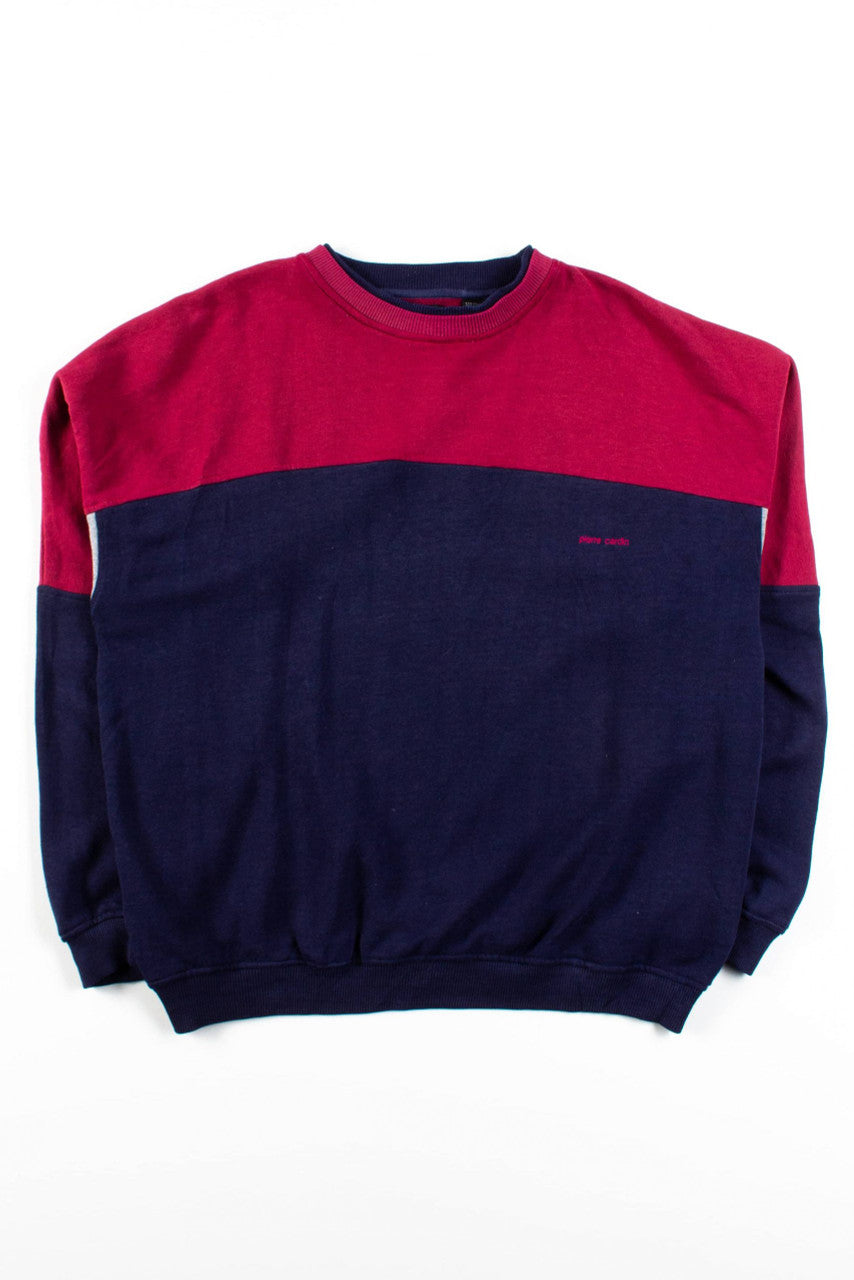 Vintage Pierre Cardin Color Block Sweatshirt