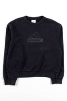 Black Stitched Adidas Logo Sweatshirt