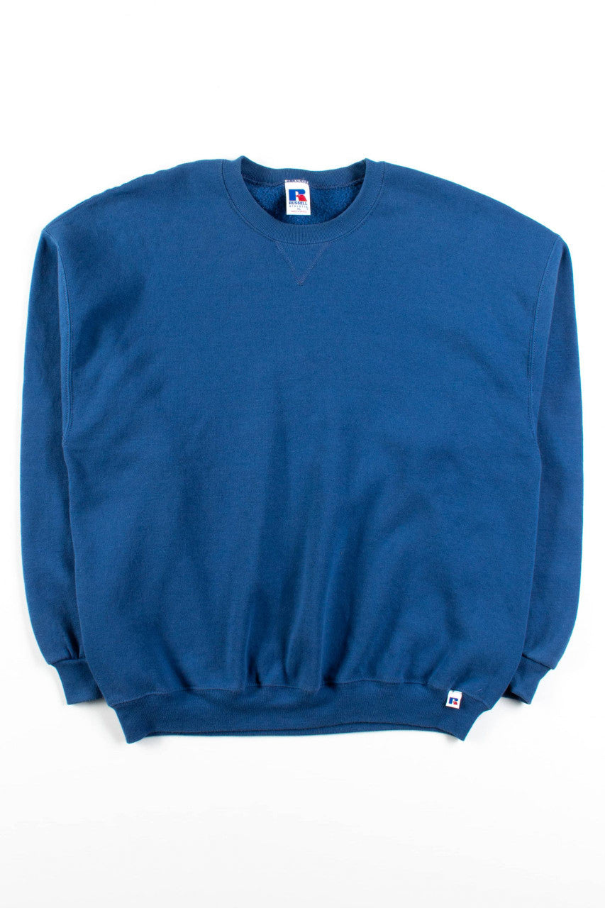 Russell Athletic Plain Blue Sweatshirt