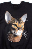 Vintage Cat Portrait Sweatshirt (1991)