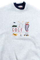 Vintage Embroidered Golf Sweatshirt