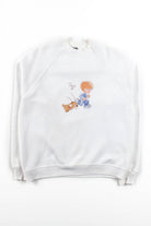 Vintage Cross Stich Press On Sweatshirt