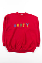 Vintage Embroidered Goofy Sweatshirt