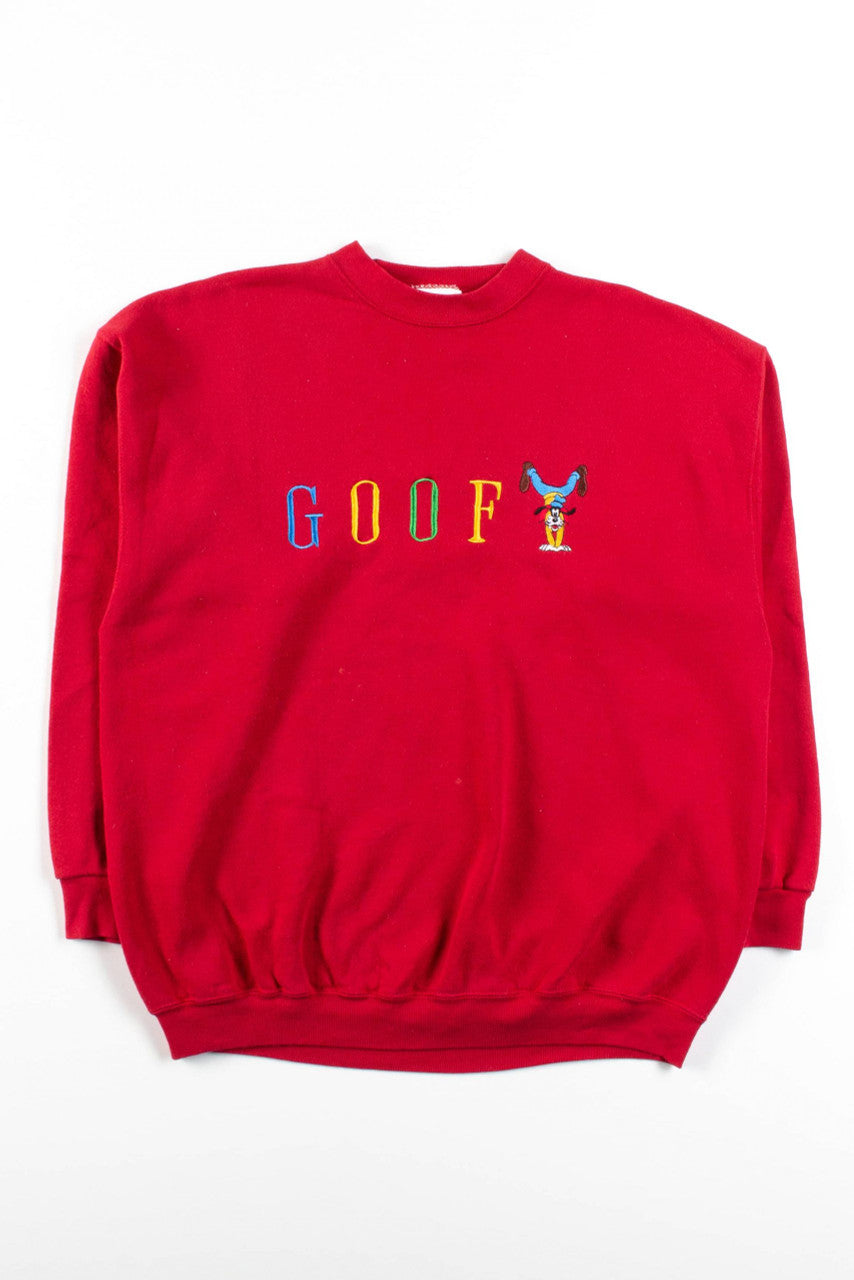 Vintage Embroidered Goofy Sweatshirt